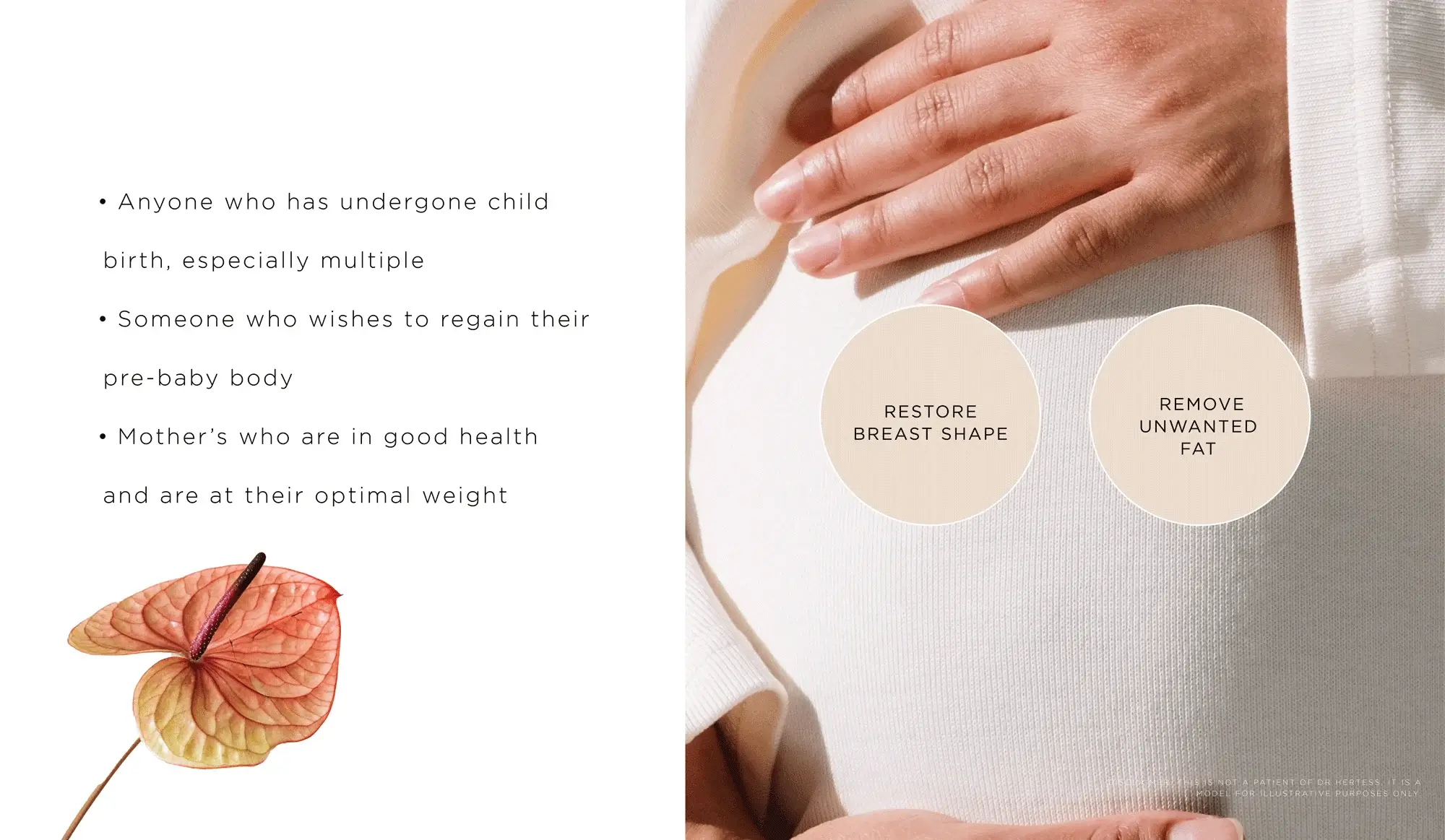 breast enhancement surgery and abdominal surgery